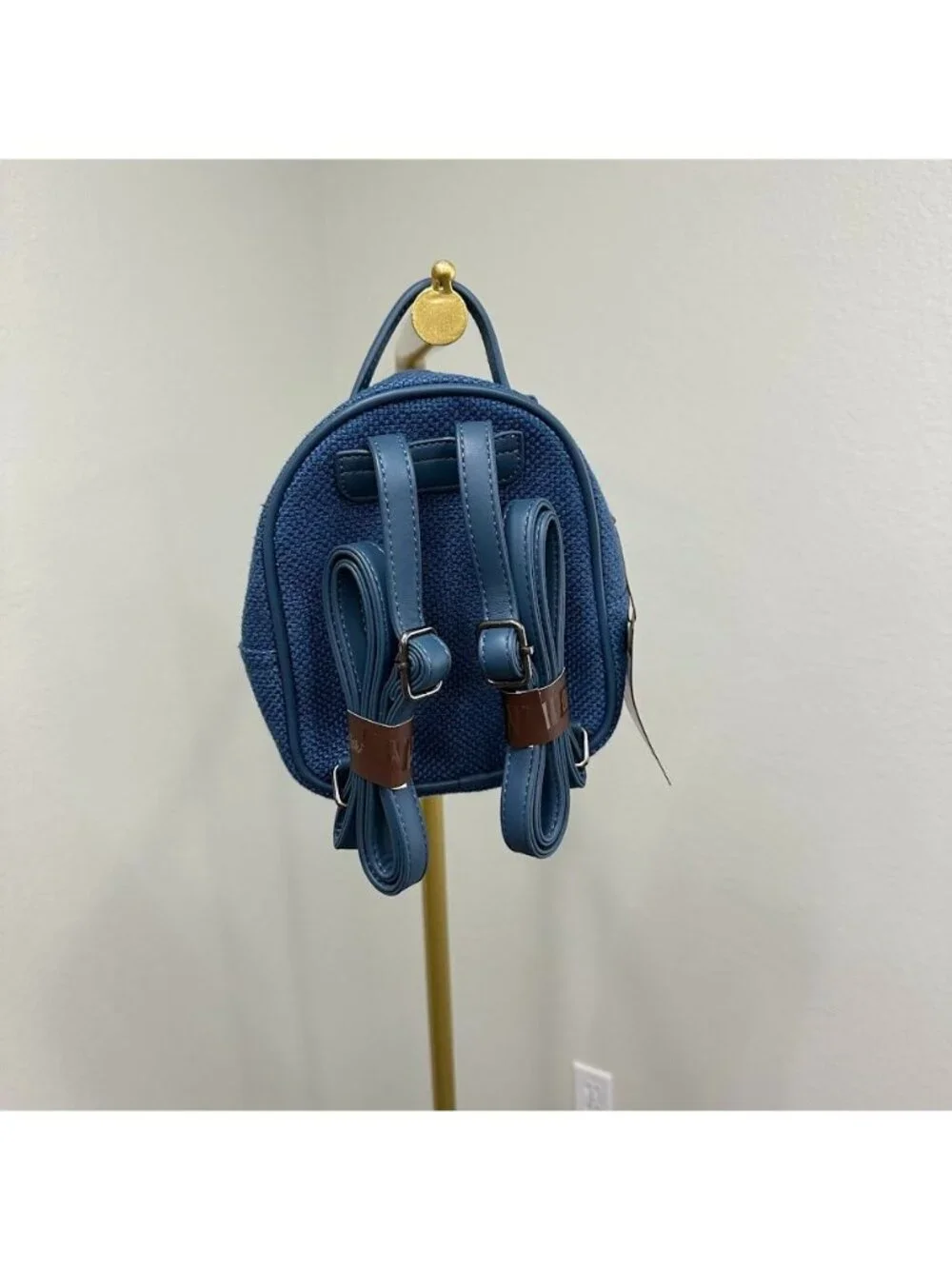 Wrangler Southwestern Aztec Mini Backpack Wallet Combo Bag In Blue Jean NEW - Picture 3 of 8